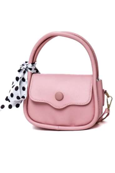 Малка чанта с панделка, ART2261, розова