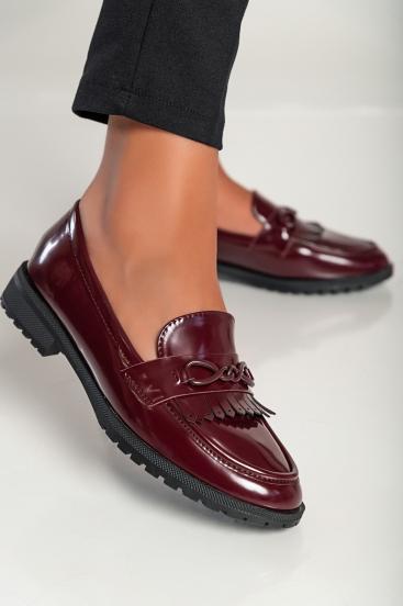 Елегантни обувки, G5018, бордо