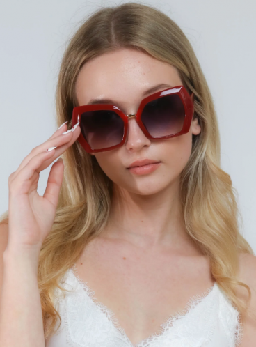 Модни слънчеви очила, ART2180, червени