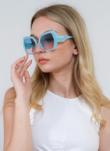Модни слънчеви очила, ART2177, светлосини
