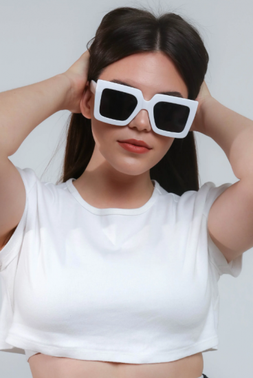 Модни слънчеви очила, ART2170, бели