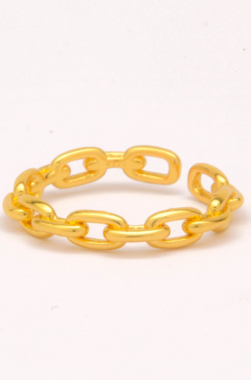 Елегантен пръстен, ART445, цвят злато.