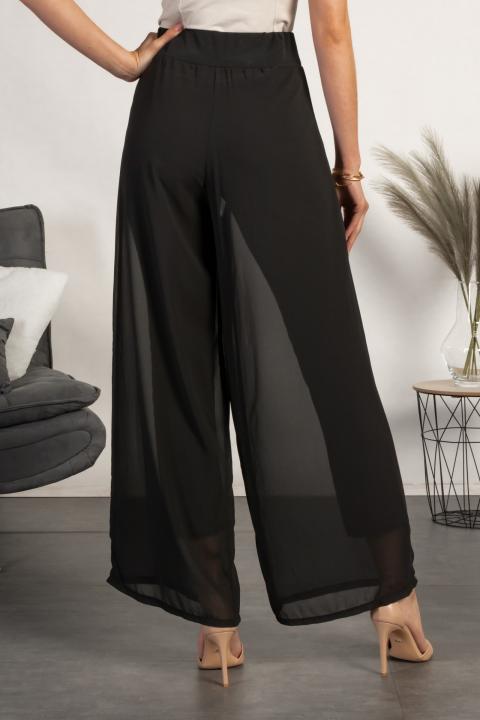 Елегантен дълъг панталон VERONNA, черен